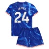 Conjunto (Camiseta+Pantalón Corto) Chelsea James 24 Primera Equipación 2024-25 - Niño